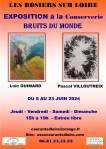 Exposition à la Conserverie aux Rosiers sur Loire &laquo;&nbsp;BRUITS DU MONDE&nbsp;&laquo;&nbsp;
